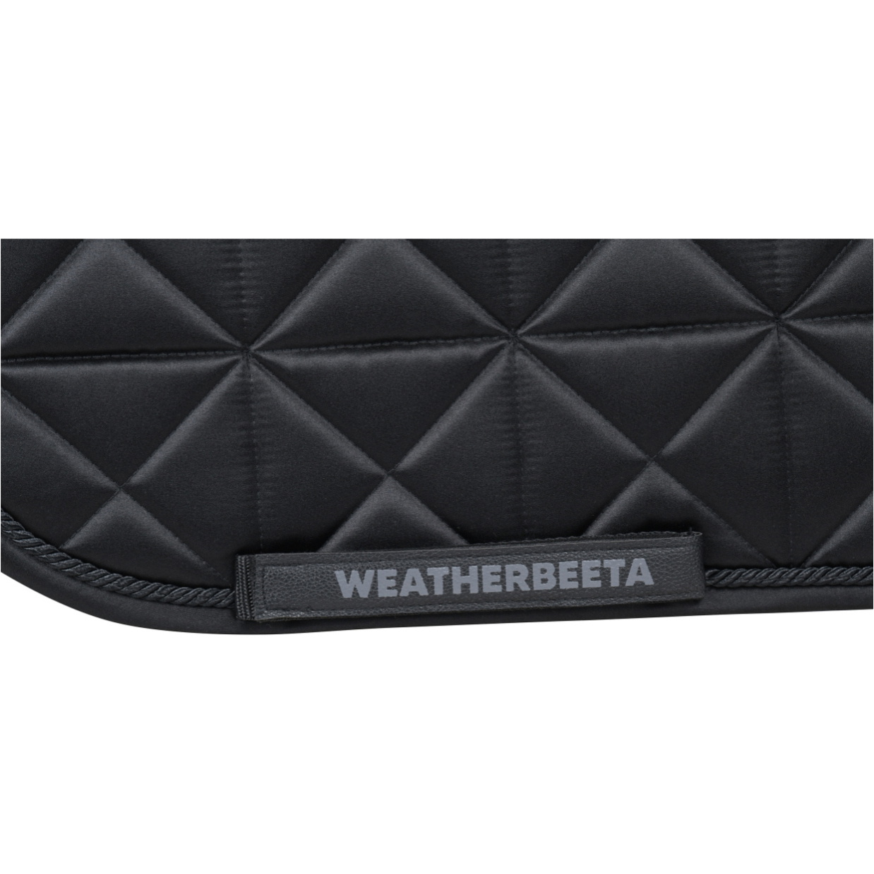 2026 WeatherBeeta Satijn Luxe Air-Tec Dressuurzadeldek 1030348 - Black